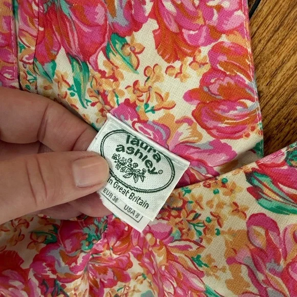 Vintage Laura Ashley Dress 8 - Picture 14 of 16